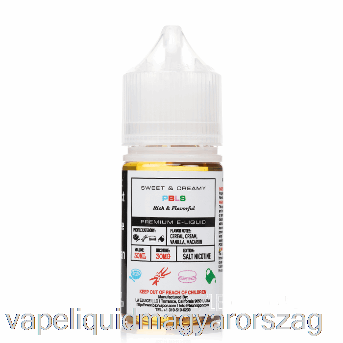 Pbls - Bsx Salts Series - 30ml 30mg Vape E Cigi